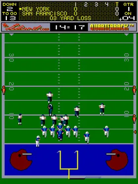 Quarterback screen shot game playing